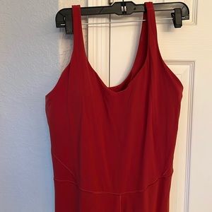 Lululemon one piece align long pant yoga outfit. In shade cayenne. Size 14